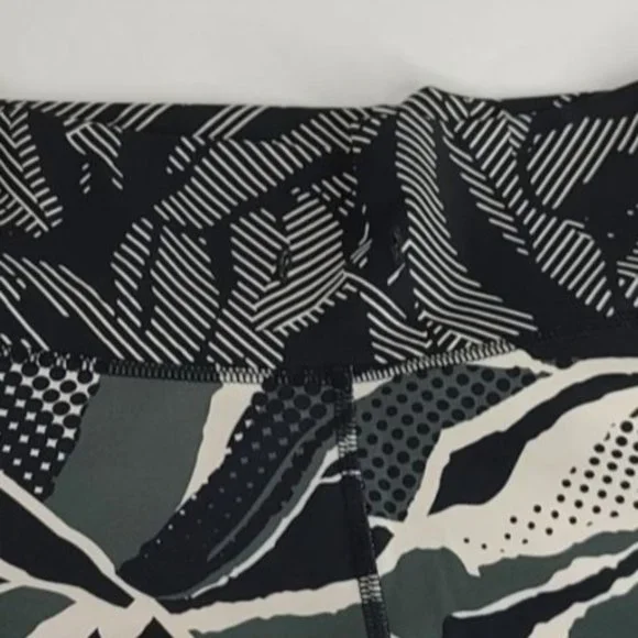 Adidas Leggings M High Rise 7/8 Believe This Green Black Mesh - Picture 11 of 15